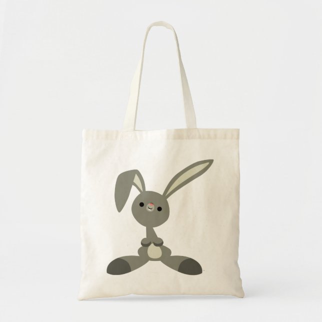 Cute Curious Cartoon Rabbit Bag (Front)