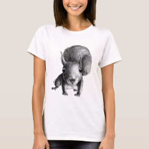 Cute Curious Squirrel T-Shirt