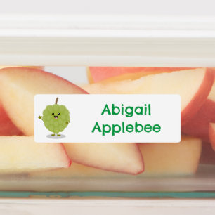 Cute custard apple cherimoya cartoon personalised