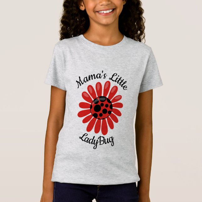 cute custmizable mama's ladybug kids tshirt design (Front)