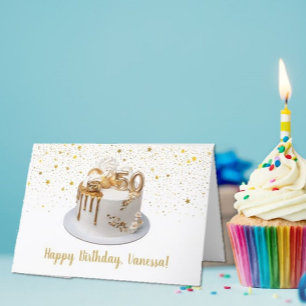 Cute, Custom 50th Birthday Card