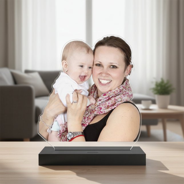 Cute Custom Acrylic Photo Statuettes Cutout Standing Photo Sculpture (Cute Custom Acrylic Photo Statuettes Cutout)