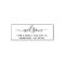 Cute Custom Address Stamp With Script Font