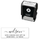 Cute Custom Address Stamp With Script Font