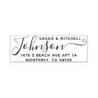 Cute Custom Address Stamp With Script Font
