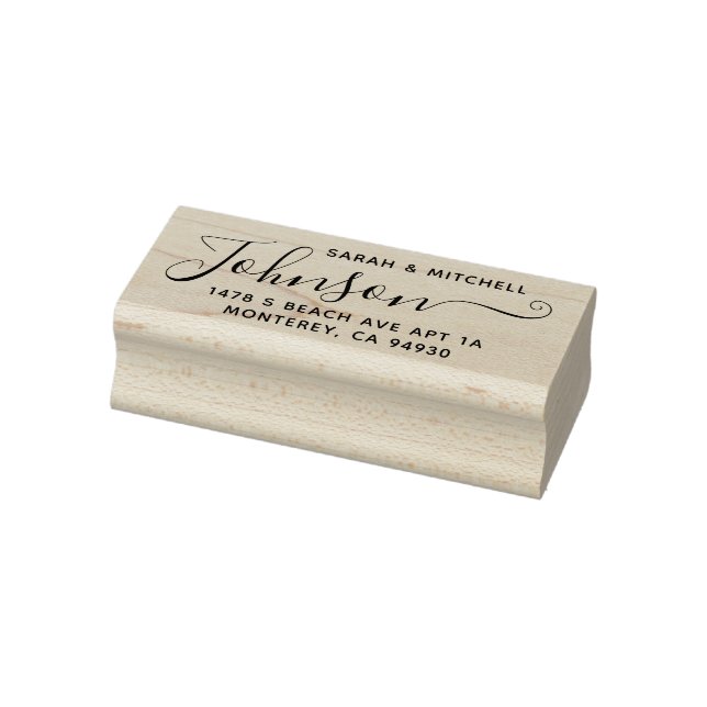 Cute Custom Address Stamp With Script Font (Stamp)