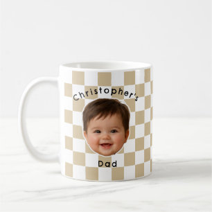 Cute Custom Baby Photo Mug For Dad