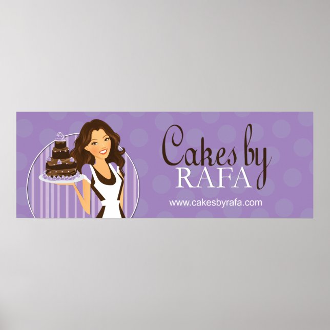 Cute Custom Bakery Poster (Front)