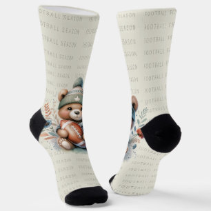 Cute Custom Bear Socks