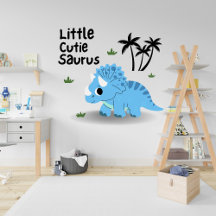 Cute Custom Blue Baby Dino