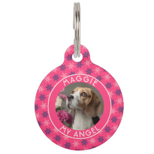 Cute Custom Cat Dad Gift Christmas Print Pet Tag