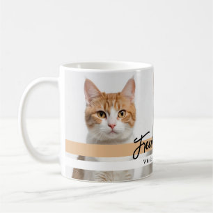Cute Custom Cat Photo Family Coffee Mug
