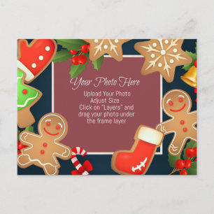 Cute Custom Christmas Postcard