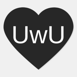 Cute Custom Colour Uwu Kawaii Smile Happy Face Heart Sticker