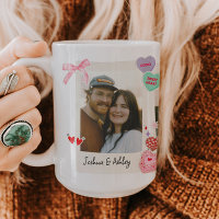 Cute Custom Couple Photos and Text Gift