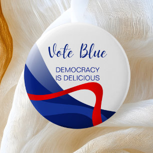 Cute Custom Elegant Democratic Party  6 Cm Round Badge