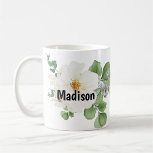 Cute custom Floral Mug