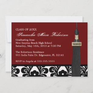 Cute Custom Graduation Invitation