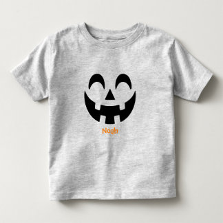 Cute Custom Halloween Jack O' Lantern  Toddler T-Shirt
