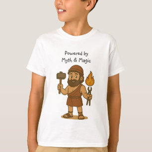 Cute Custom Hermes Powered by Myth & Magic T-Shirt