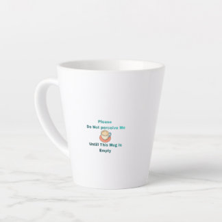 Cute Custom Latte Mug with Fun Text