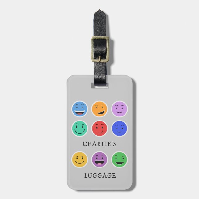 Cute custom luggage tag (Front Vertical)