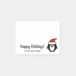 Cute custom Merry Christmas gift Holiday Post-it Notes