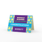 Cute! Custom Middle School graduation card!