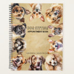 Cute Custom Modern Dog Sitting Appointment Book Planner<br><div class="desc">Cute Custom Modern Dog Sitting Appointment Book Planner – Perfect for Pet Professionals Organise your dog-sitting or grooming schedule in style with the Cute Custom Modern Dog Sitting Appointment Book Planner. Combining charming design with practical functionality, this customisable planner is an essential tool for pet care professionals and animal lovers...</div>