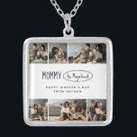 Cute Custom Mothers Day Family Photo Silver Plated Necklace<br><div class="desc">Carry Your Loved Ones Close with a Heartfelt Photo Necklace This Mother's Day, celebrate the special bond between mum and child with a gift she can cherish every day. Our custom photo necklace features a beautiful heart-shaped pendant that can be personalised with a cherished family photo. Imagine the look on...</div>