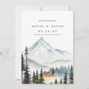 Cute Custom Mountain Save The Date