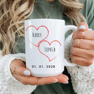 Cute Custom Mug Gift for Couples and Girlfriends