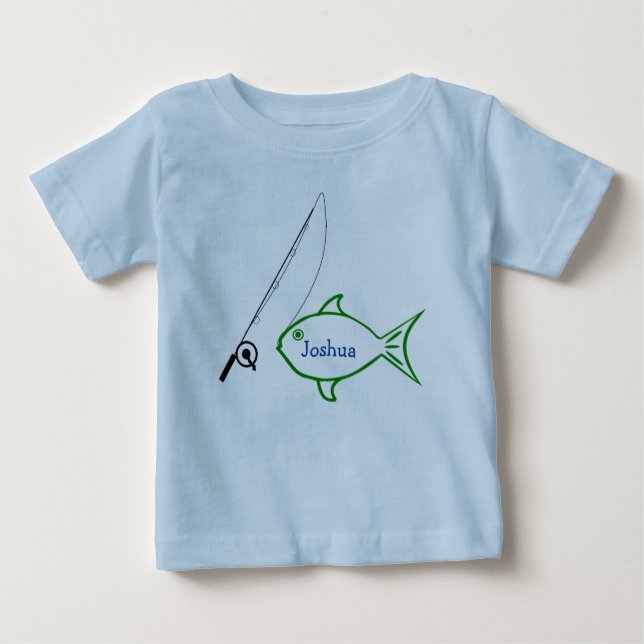 Cute Custom Name Fishing Shirt (Front)