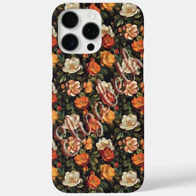 Cute Custom Name Rose   Case-Mate iPhone Case (Back)