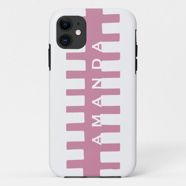CUTE Custom Name Unique Pattern Case-Mate iPhone Case (Back)