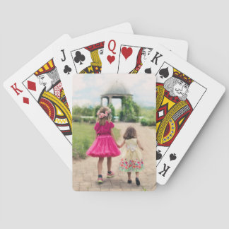Cute Custom Personalised Children Photo Template Playing Cards