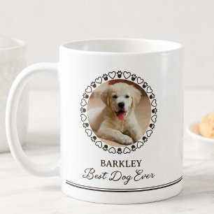 Cute Custom Pet Dog Photo Coffee Mug