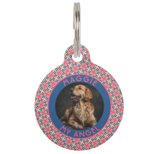 Cute Custom Pet Themed Gift Ethnic Print Tag