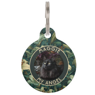 Cute Custom Pet Themed Gift Lilies Motif Tag