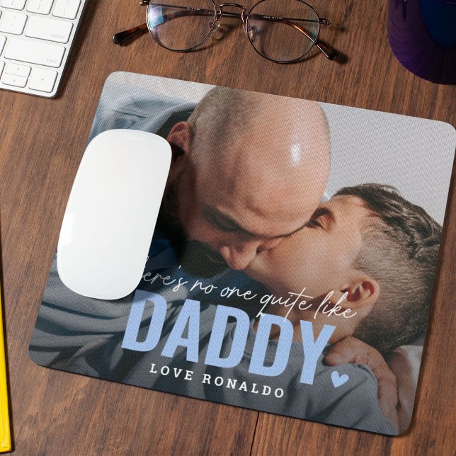 Cute Custom Photo Keepsake DADDY Gift Mouse Mat (Creator Uploaded)