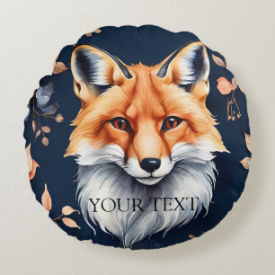 Cute Custom Photo Keepsake Family Love You Round Cushion