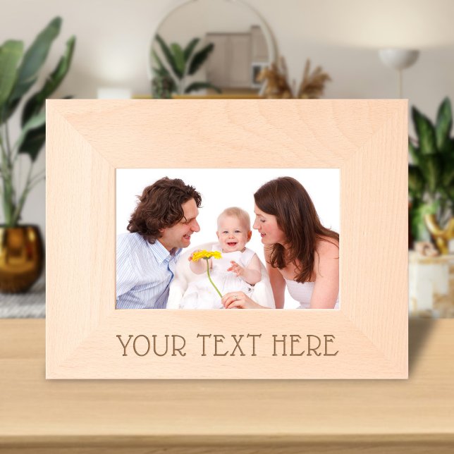 Cute Custom Photo & Name Text Etched Frames (Creator Uploaded)