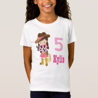 Cute Custom Pink Cowgirl Birthday Party Kids