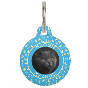 Cute Custom Puppy Parent Gift Christmas Print Pet Tag
