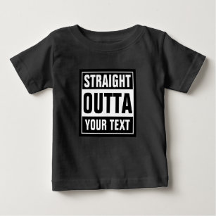 Straight Outta Baby Clothes Shoes Zazzle Co Uk