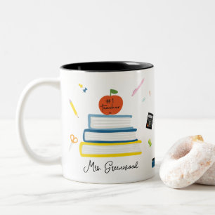 Cute Custom Teacher Name Mug