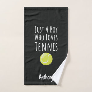 Cute Custom Tennis Towel Player For Baby Boy