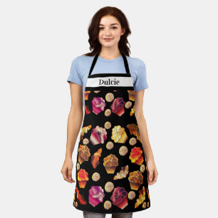 Cute Custom Text Muffins Croissants Cinnamon Rolls Apron