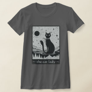 Cute Custom Text Tarot Card Fortune Teller Funny T-Shirt