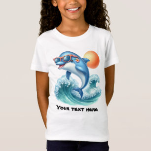 Cute customisable beach dolphin T-Shirt